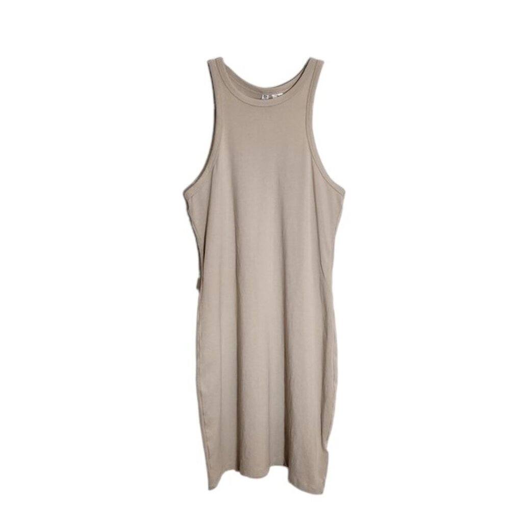 Divided H&M Tan Racerback Bodycon Mini Dress Size Medium